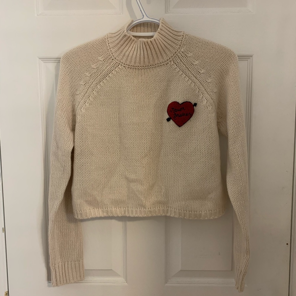 Forever21 Crop Top Turtleneck Sweater